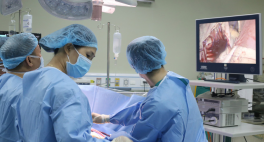 Thanh Hóa lần đầu phẫu thuật thành công thông liên nhĩ bằng nội soi